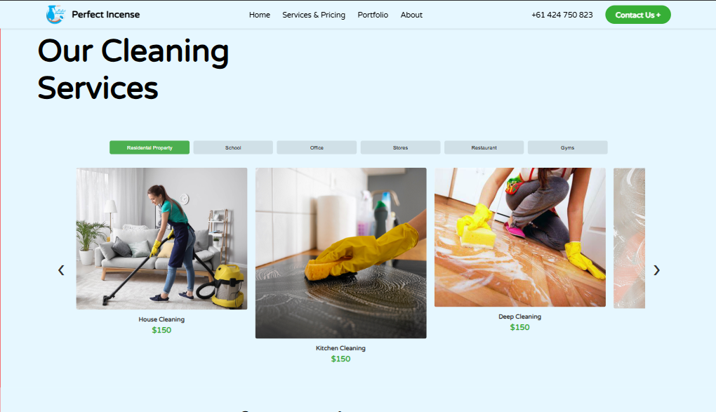 PERFECT INCENSE – HOME & OFFICE CLEANING SERVICES